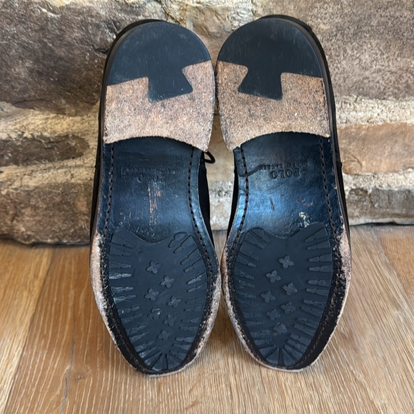 Polo Ralph Lauren # preppy men’s suede black boots sz 11 Daley price firm!